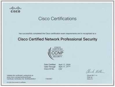 cisco Certified Network Professional Security certificate(1)
